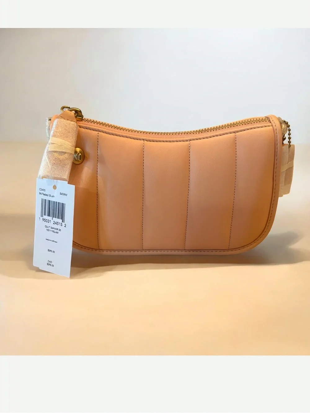 Coach Quilted Swinger Bag 20 in Faded Blush